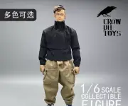 CROW DH TOYS 1/6 Trendy Handsome Top Jacket pants for 12'' Action Figure Body