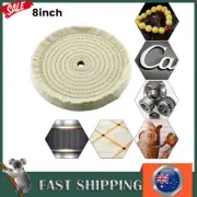 8 Inch Soft Cotton Cloth Buffing Wheel Pad For Bench Grinder Buffer Polishing