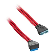 CableMod ModFlex 90 Deg. Internal USB 3.0 Ext. 50cm Red