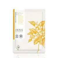 在飛比找誠品線上優惠-INNA Organic 童顏有機 橙花光采嫩白隱形面膜 6