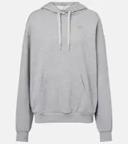 [Alo Yoga] Alo Yoga Accolade cotton-blend French Terry hoodie AU 14 grey