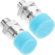 iplusmile 2pcs Automotive Ac Valve Core Kit Fit Car Air Conditioning Systems Metal Plastic Construction
