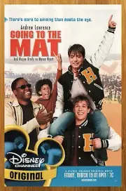 2010 Going to the Mat Print Ad/Poster Andrew Lawrence Disney Wrestling Movie Art