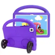 Kids Tablet Protective Case With Handle Stand for Samsung Tab A8 X200/X205(2021)-Purple
