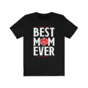 Best Mom Ever T-Shirt, D20 Dice Mom Shirt, Dungeons Dragons Mothers Day Gift D&D