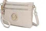 [MKF Collection by Mia K. Farrow] MKF Crossbody Bags for Women - Removable Adjustable Strap Handbag Wristlet - Small Vegan Leather Messenger Purse