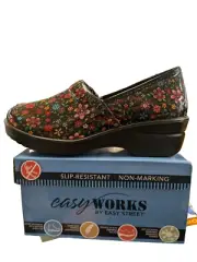 EASY WORKS SLIP RESISTANT LAURIE GROOVY FLORAL SIZE 7.5