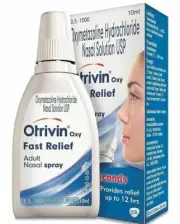12 X Otrivin Adult Nasal Spray Clears Blocked Noses Fast - 10 ml