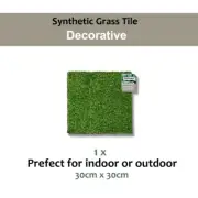 30 x 30 cm Synthetic Turf Artificial Grass Plastic Plant Fake Lawn Flooring