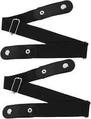 [GALPADA] 2Pcs No Buckle Elastic Belt for Women Men Belt for Jeans Dresses Shorts Comfortable Versatile Fashion Accessory