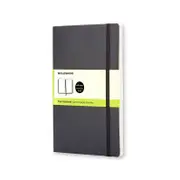 Moleskine Classic Soft Cover Plain Pocket Notebook (Black)