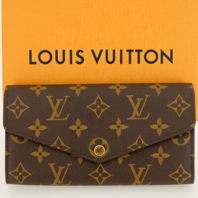 Louis Vuitton Portefeuille Sarah Monogram Rose Ballerine Long Wallet With Coin P