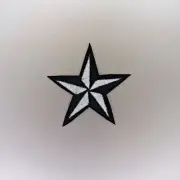 Myriad Star Patch - Embroidered/Iron/Sew/Stitch/Glue On - Cool Fun