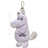 在飛比找蝦皮購物優惠-Moomin日本進口玩偶掛勾含升伸縮繩可放鑰匙