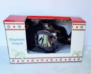 BIA Cordon Bleu Elephant Teapot in Black with Lid, NIB Good Luck Gift