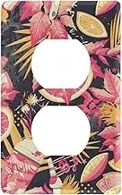 Pink Summer Lemon Fruit Party Decorative light switch cover plates unique plates for light switches tapa para switch de luz 4.53" x 2.76" Toggle Switch