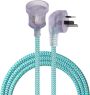 Crest Decord Braided Extension Lead 5m (Green)