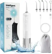 Cordless Water Flosser Professional Oral Irrigator,Portable Dental Flosser 4 Mod