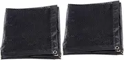 2pcs Car Pet Protection Cars Car Dog Barrier Vehicle Backseat Barrier Car Net Barrier Pet Backseat Barrier Car Barrier Car Vehicle Net Car Mesh Net Car Dog Net Black Network Toddmomy