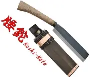 Kanetsune Koshi-Nata 8.27" White Steel #2 Oak Wood Handle Magnolia Sheath KB-156