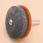 1x Orange Lawn Mower Blade Sharpener For Electric Drill Hand Drill Garden Tool