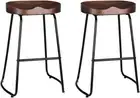 Bar Stools Stool Set of 2 Kitchen Counter Barstools Dining Chair Vintage