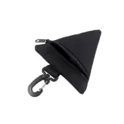 Universal 5" Triangle Pouch with Clip for Carry Earbuds Keys Hiking Bag
