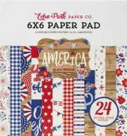 Echo Park Double-Sided Paper Pad 6"X6" 24/Pkg-America