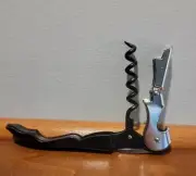 Bar Key Pulltap's Double-Hinged Waiters Corkscrew Pensfolds Stainless Steel