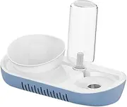 1Set Automatic Gravity Pet Water Dispenser with Food Bowl Material Cat Dog Feeder for Comfortable Eating for Daily Use and Pet Supplies