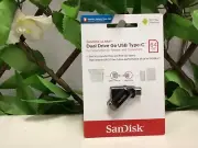 SanDisk 64GB Ultra Dual Drive Go USB Type-C Flash Drive, Black - SDDDC3-064G-G46
