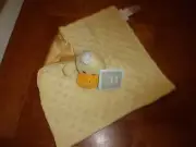 11" lovey BABY BLANKET plush security elegant baby minky dot duck elegantbaby