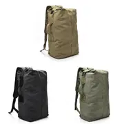 Large Capacity Travel Backpack for Men Outdoor Sports Bag Canvas Rucksack