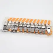 12pcs Official Whistles Loud Whistles Stainless Steel Whistles