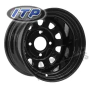 ITP Delta Steel Wheel 12x7 4/137 Black 4+3 Maverick Max X rs DPS (2014-2015)