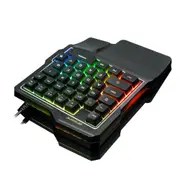 K7 One-handed Mechanical Feel 35-key Light Mobile Phone Tablet Stimulates Eating Chicken Game Keyboard