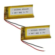 3.7V 450mAh 1.66Wh Li Battery 602040 For GPS Bluetooth Speaker Headset Headphone