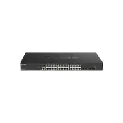 D-Link 28-Port 10 Gigabit Smart Managed Switch with 4 25Gbps SFP28 ports - DXS-1210-28T