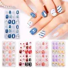 24pcs/set Artificial Nails Back-adhesive Extend Nail Christmas Nail Tips