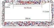 Bling Crystal License Plate Frame, for Women - 31x16cm Rhinestone Car Accessories with Screws(1pcs New Color)