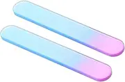 LALADEFIEE Set of 2 Nail Files for Women Mini Nail File Set for Travel Home Manicure