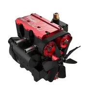 L200AC1- Engine 7cc 4000-16000rpm Inline 2 Cylinder Nitro Internal Combustion Engine RedBlack