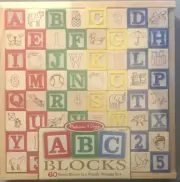 Melissa And Doug ABC Blocks Wood Blocks With Wood Storage Box Set of 60
