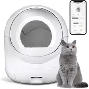 Advwin Automatic Cat Litter Box Self Cleaning WiFi APP Control