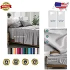 Luxury Split King Sheet Set: 1800 Thread Count - Ultra-Soft Microfiber Bedding