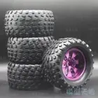 1/10 Rc Monster Truck Aluminium Alloy 12mm hex Wheels Tires for Losi Tenacity Mt