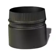 Metalbest DSP6P6 6" Inner Diameter - DSP Stove Pipe - Double Wall - Black
