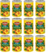 Del Monte Yellow Cling Sliced Peaches Extra Light Syrup Pack of 12 Cans 15 oz