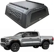 MHXJQY 6FT Tonneau Cover Pickup Truck Topper Bed Cap Canopy Compatible for Chevy Colorado Compatible for GMC Canyon 2004-2014 6.1ft (72.8") Box Bed Cover with Lock Hardtop Accessories(Style a)