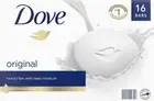 Dove Moisturizing Beauty Bar Soap Original 3.75 oz, 16 Bars